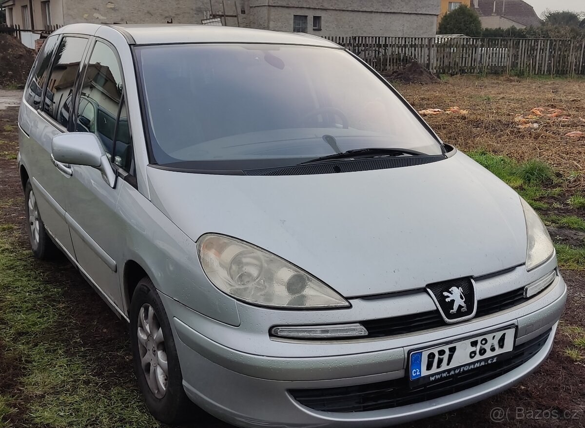 peugeot 807 2.2 HDI 94kW, 7 míst