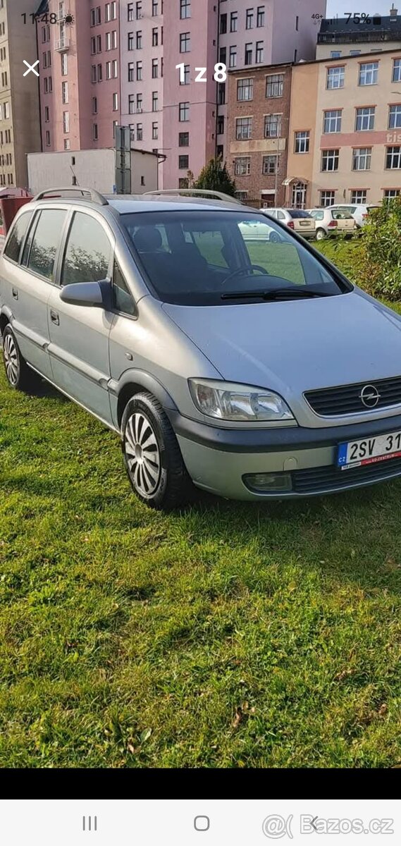 Prodám opel zafira 1.8i 92kw LPG.