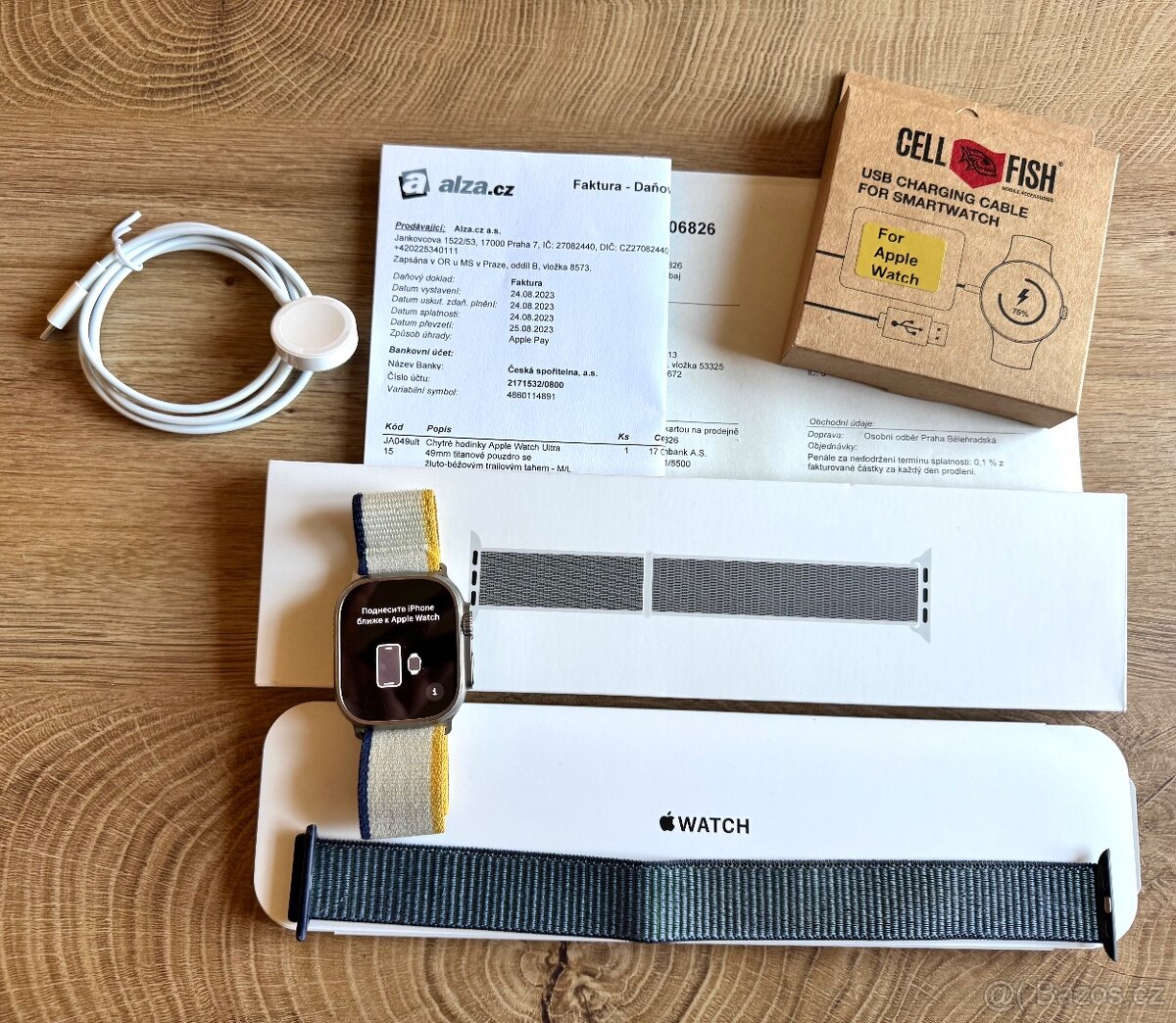 Apple Watch Ultra 49 mm, silver, záruka ALZA