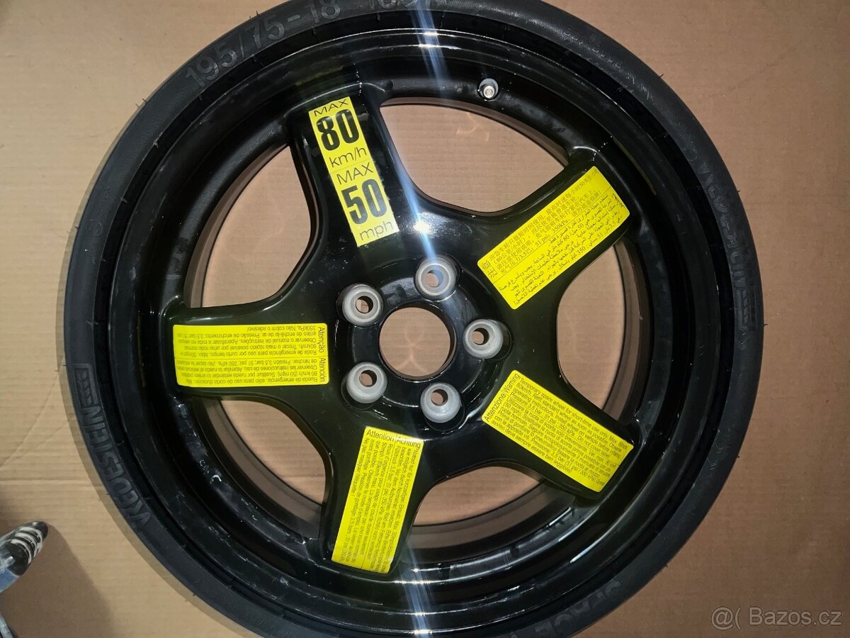 Originální AUDI rezerva 195/75  R18