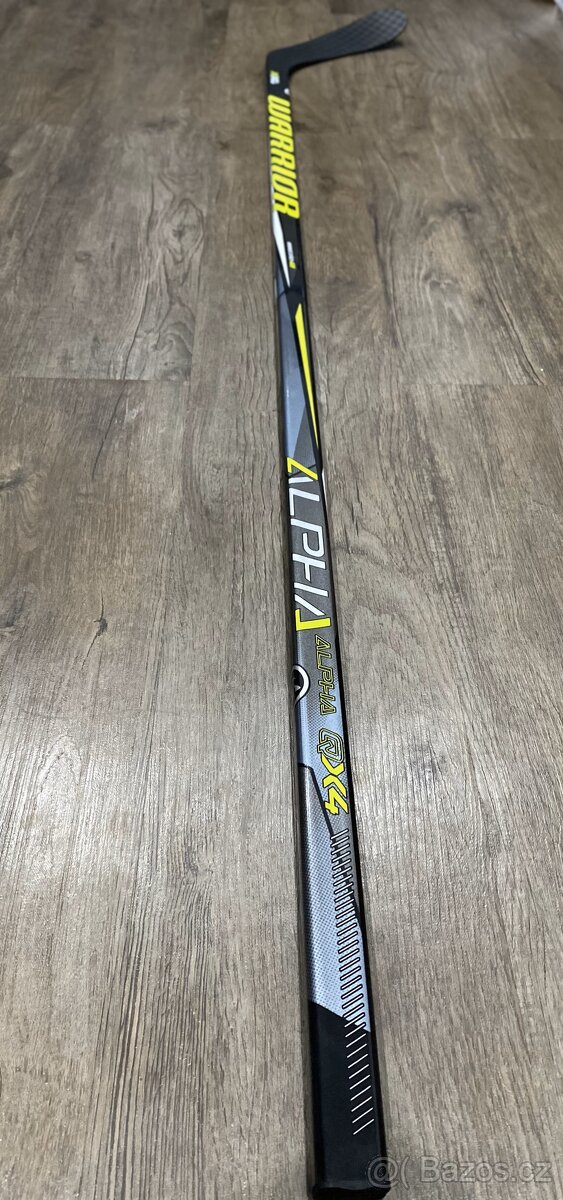 Nová hokejka Warrior Alpha Qx4 pravá flex 100 W28