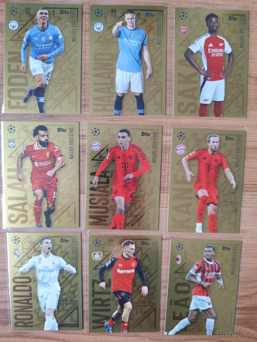 Fotbalové kartičky Match Attax 2024/25 - Golden Edge