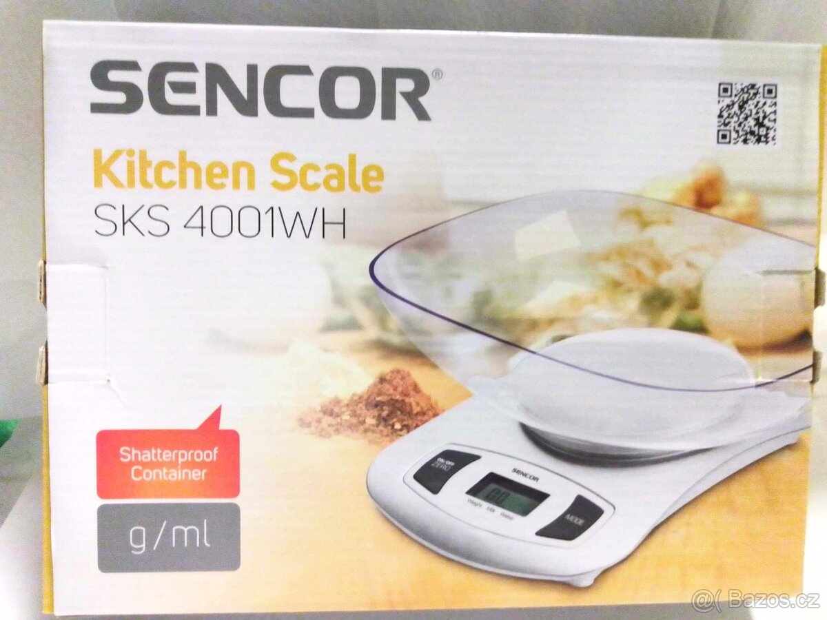 Sencor Kuchyňská digitální váha Kitchen Scale SKS 4001WH