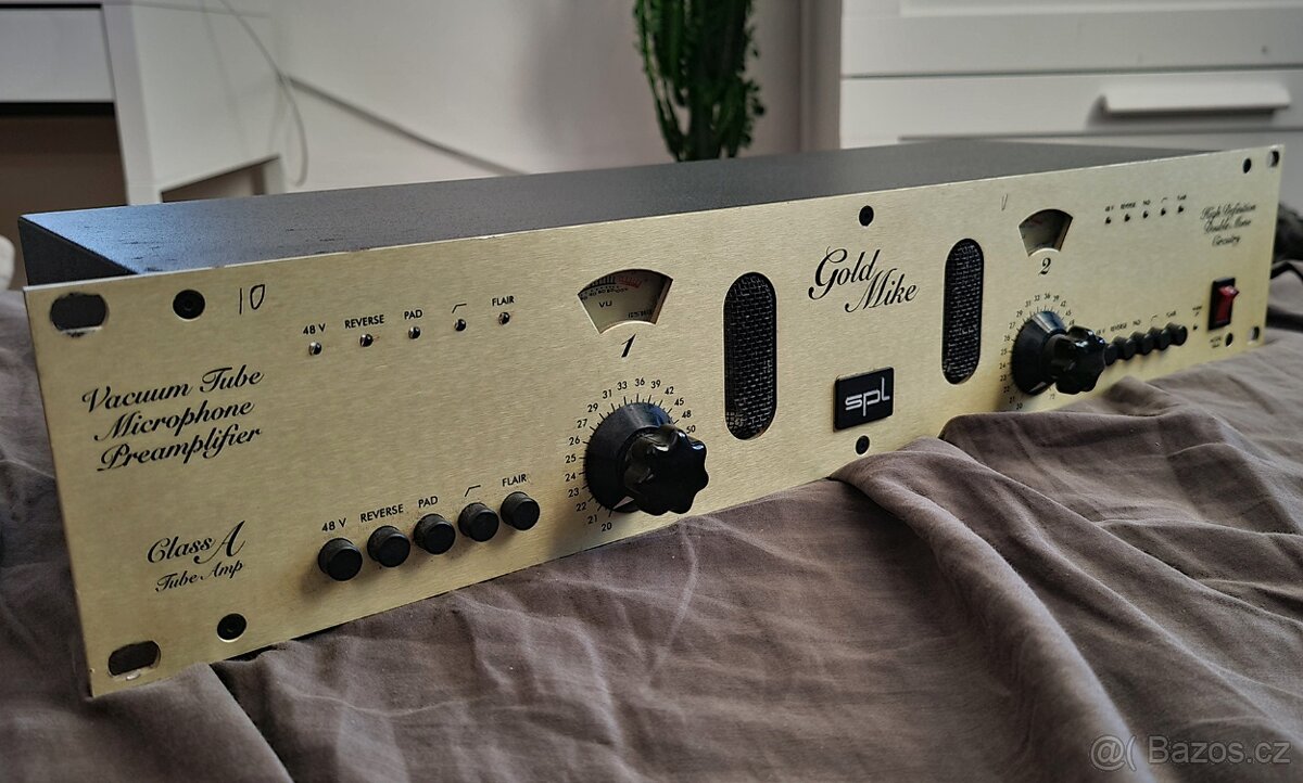 SPL GoldMike 9844 (lampový předzesilovač, preamp)