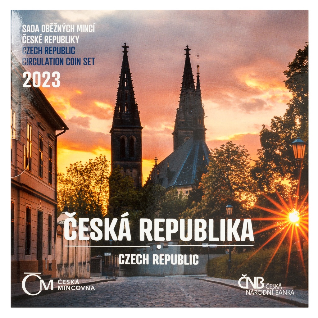 Sada oběžných mincí 2023 Česká republika stand