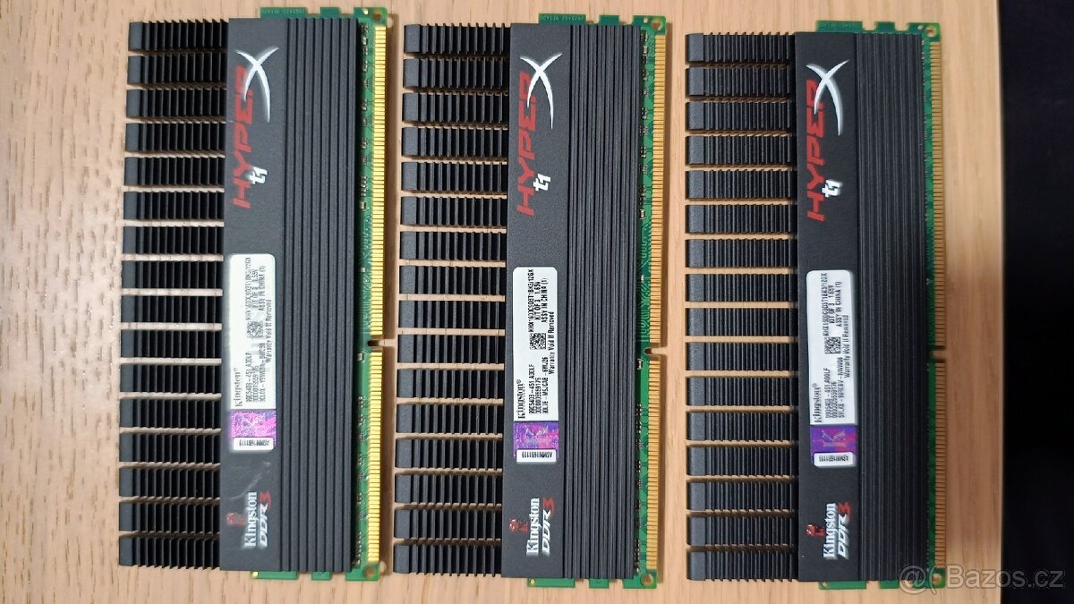 Opetační paměť Kingstone DDR3 HyperX t1