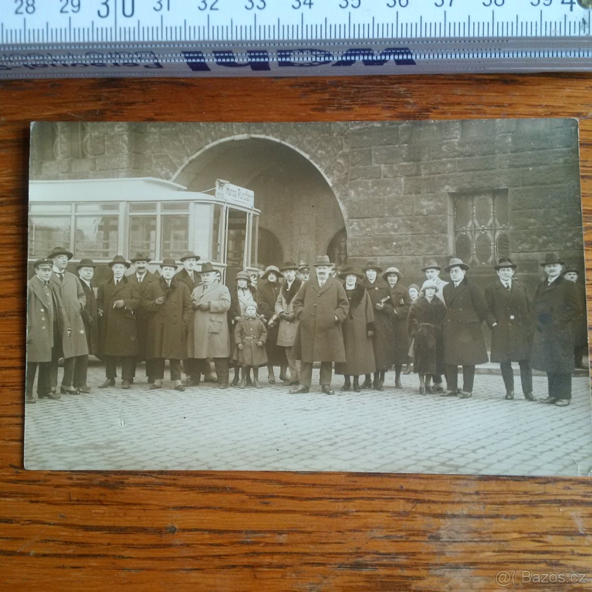 Autokar Hansa Rundfahrt, Hamburg, cca 1920, or. foto