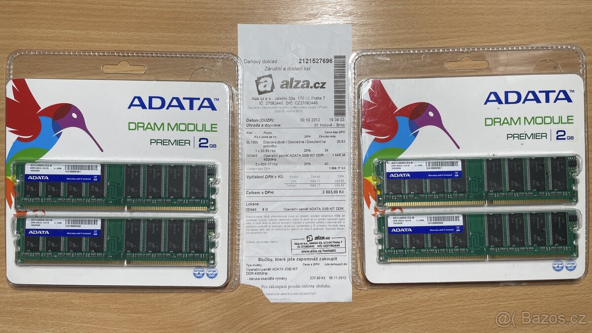 ADATA 2GB KIT DDR 400MHz