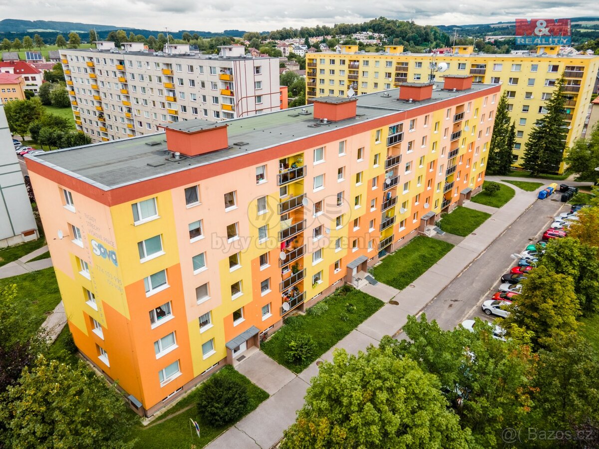 Prodej bytu 3+1 s lodžií, 82 m², Žamberk, ul. 28. října