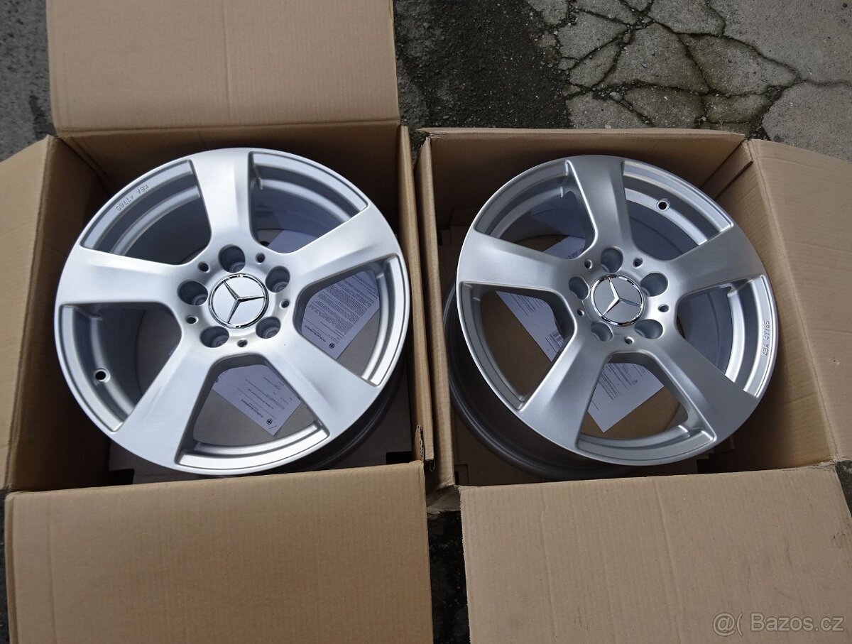 Alu disky RC na Mercedes 16", 5x112, ET 45,5, šířka 7,5J