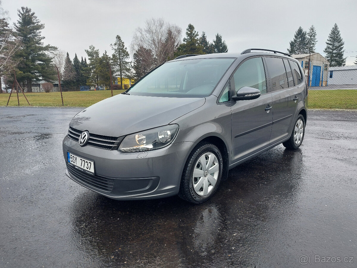 VW Touran 1.2TSi 77kW,7.místné,tažné zařízení,TOP STAV