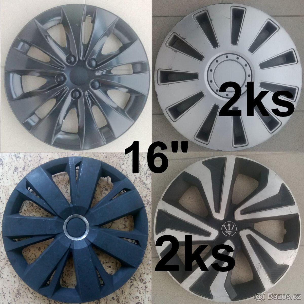 Poklice 16" po 1ks: Storm + Silverstone F + Energy + Evo 2ks