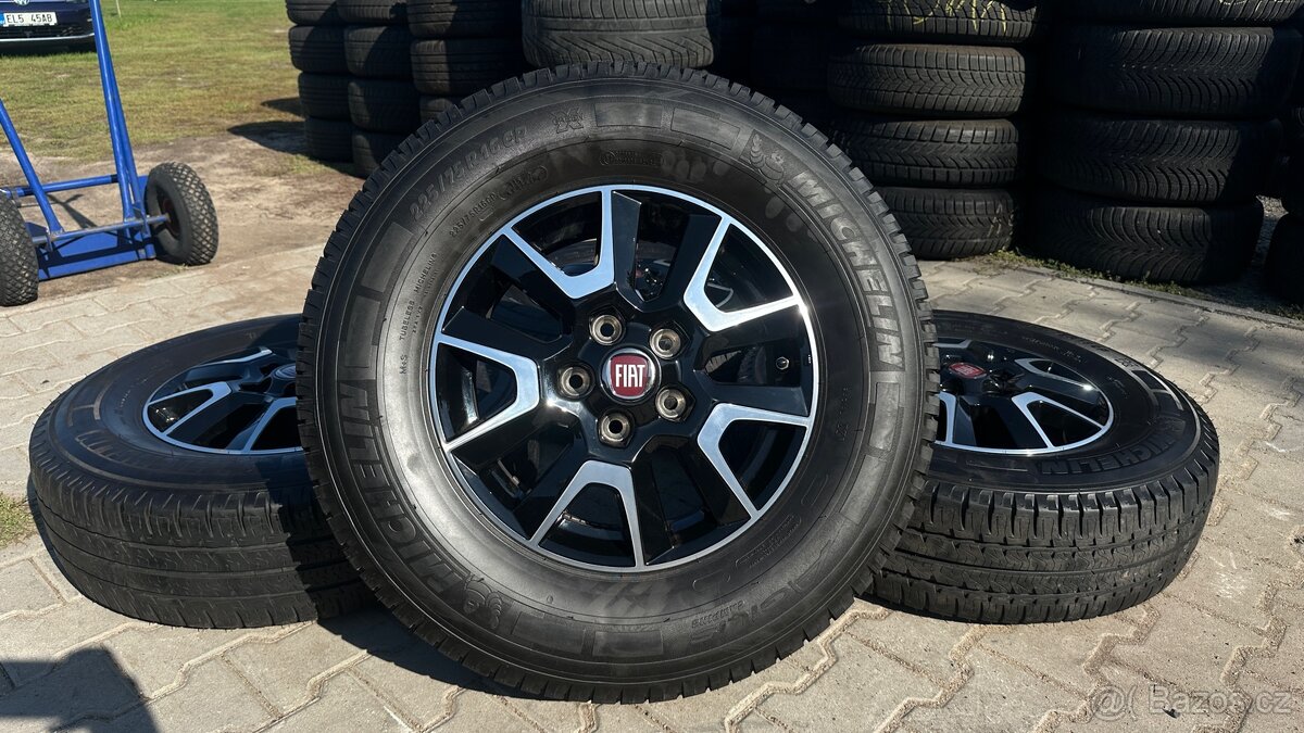 4x al kola 5x118 “16” + pneu celoroční 225/75 R16CP