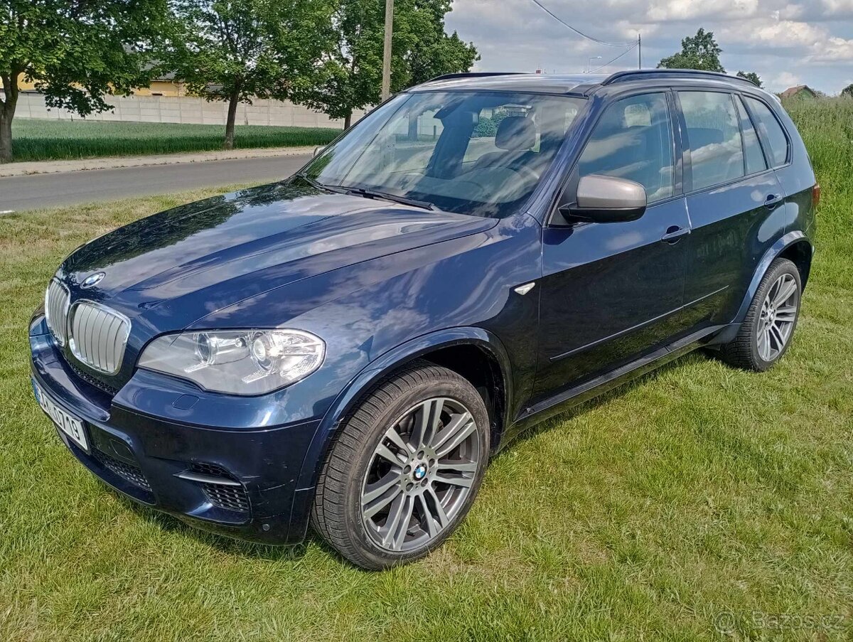 BMW X5 M50D 2012 originál rarita 380HP 1.Majitel, tažné 3.5t