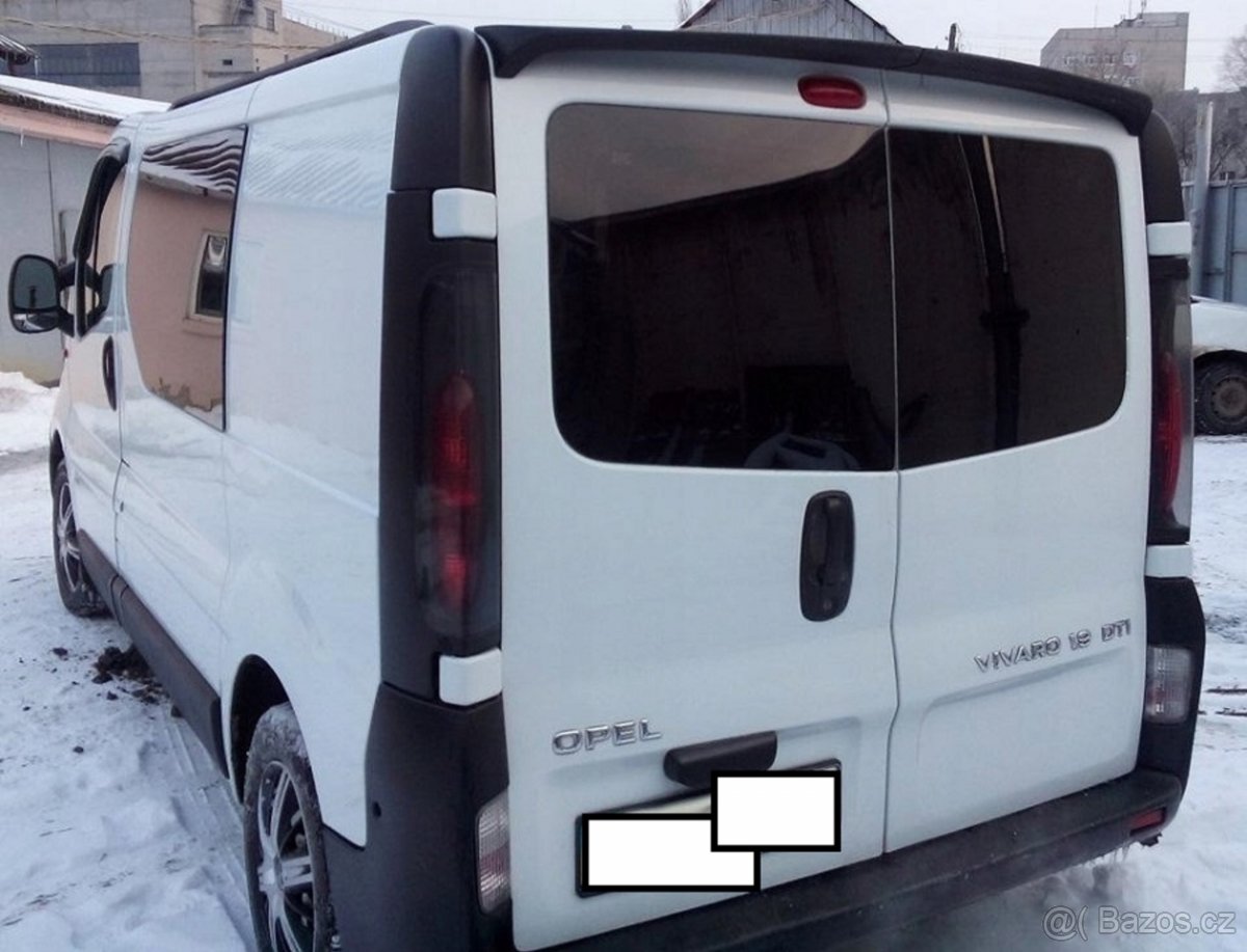 Kridlo spoiler Vivaro primastar Renault Trafic II 1/2 dvere