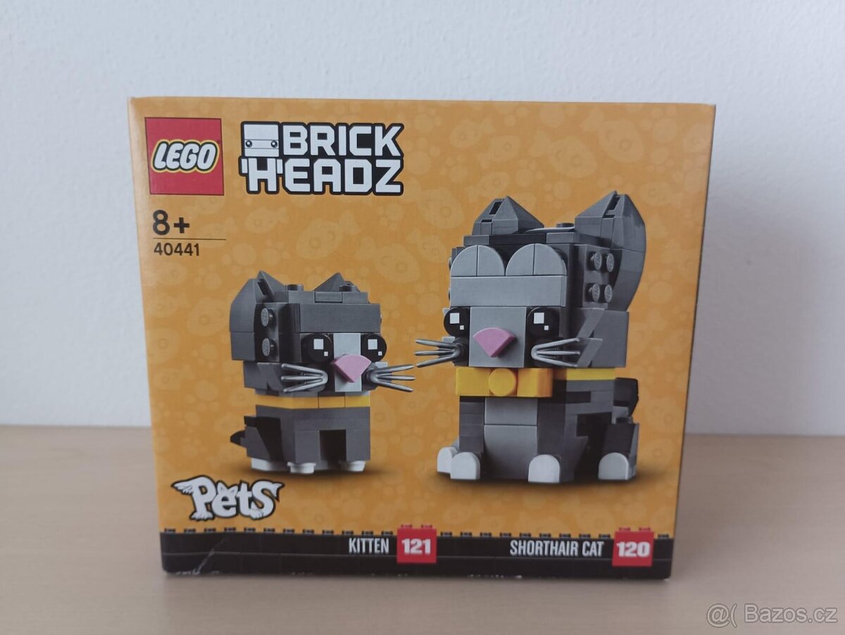 Nové LEGO BrickHeadz 40441 Krátkosrsté kočky