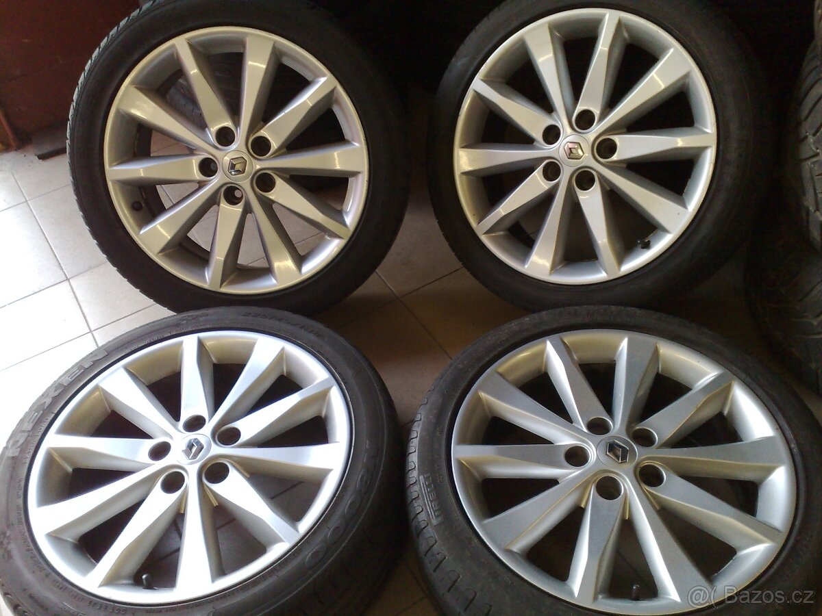 alu kola 5x114,3 r18 original renault 225/45/18