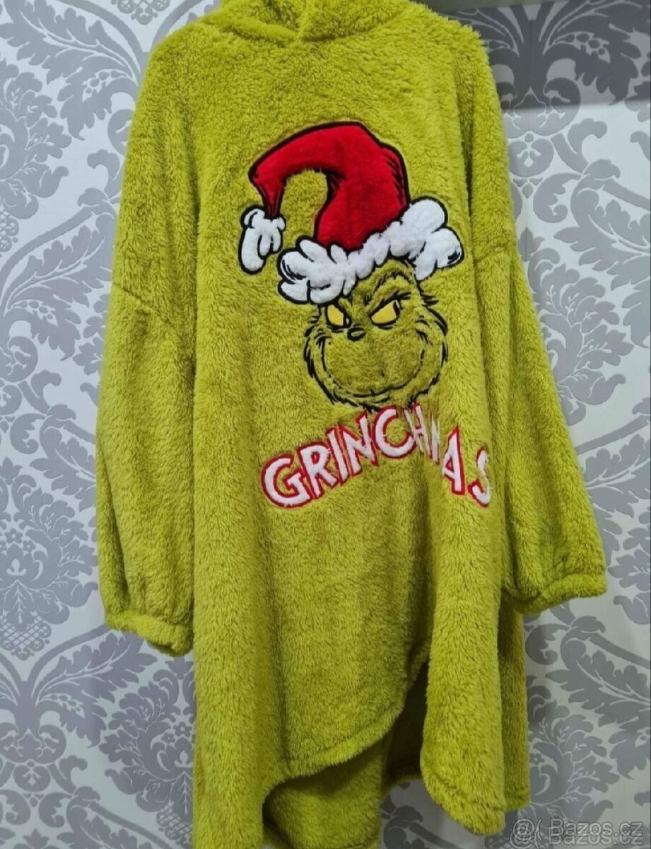 Snuddie Grinch (Nová s cedulkou) vel. UNI