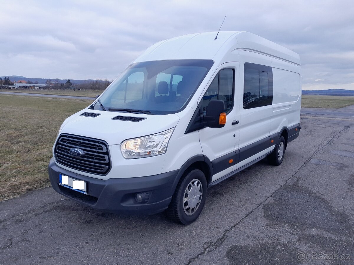 Ford Transit, 350 L4, 2019,168tkm,6 míst, DPH, Nový motor