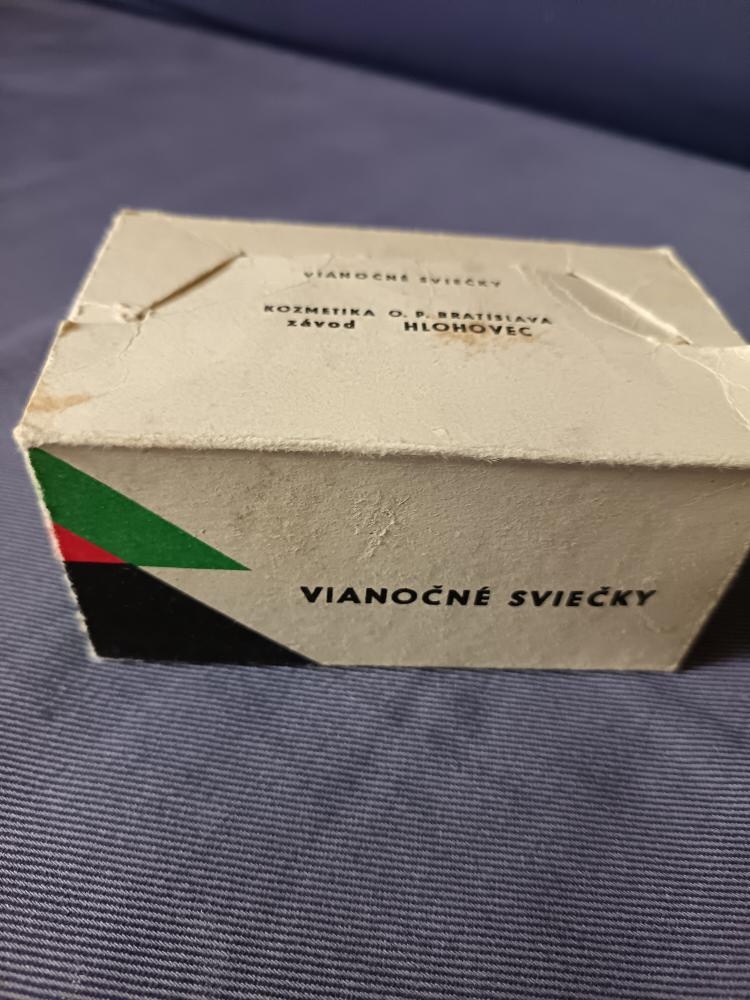 Retro vianočné sviečky Hlobovec