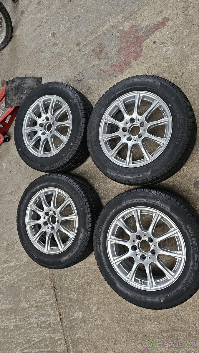 ALU KOLA MERCEDES-BENZ 5X112 205/60R16 ZIMNÍ PNEU