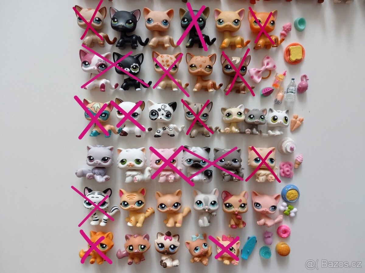 Lps littlest petshop kočky destiny short cat a jiné