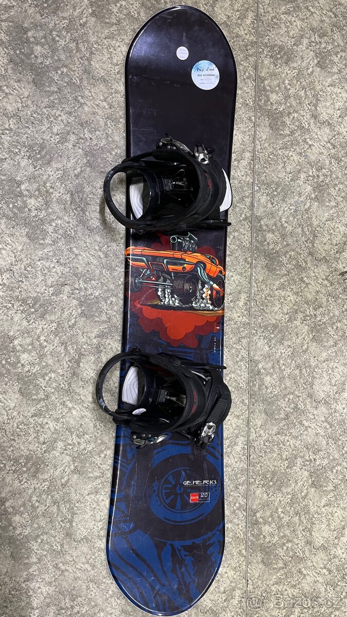 Dětský snowboard Generics 120cm s vázáním Firefly