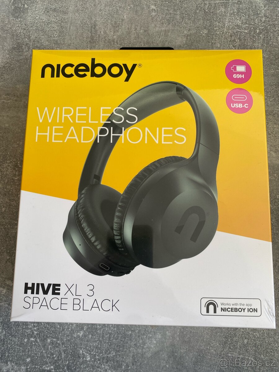 Niceboy HIVE XL 3 Space black sluchátka