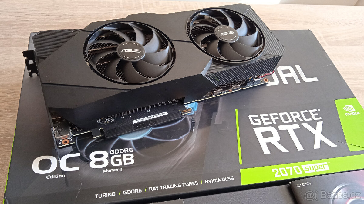 RTX 2070 SUPER ASUS DUAL O8G EVO - PERFEKTNÍ STAV