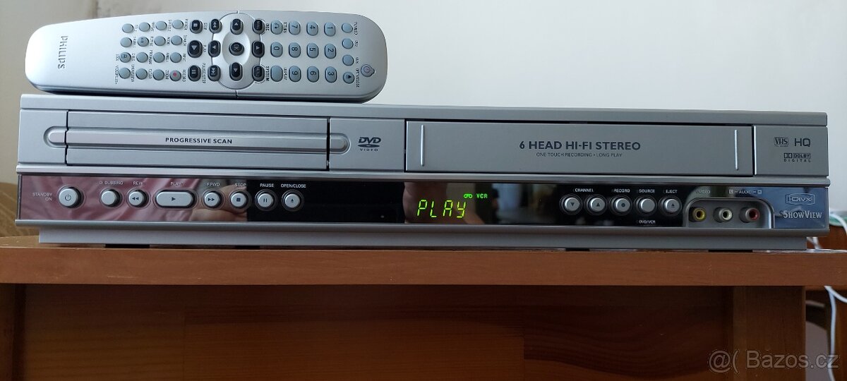 COMBO PHILIPS  DVD/VHS/DVP 3100V