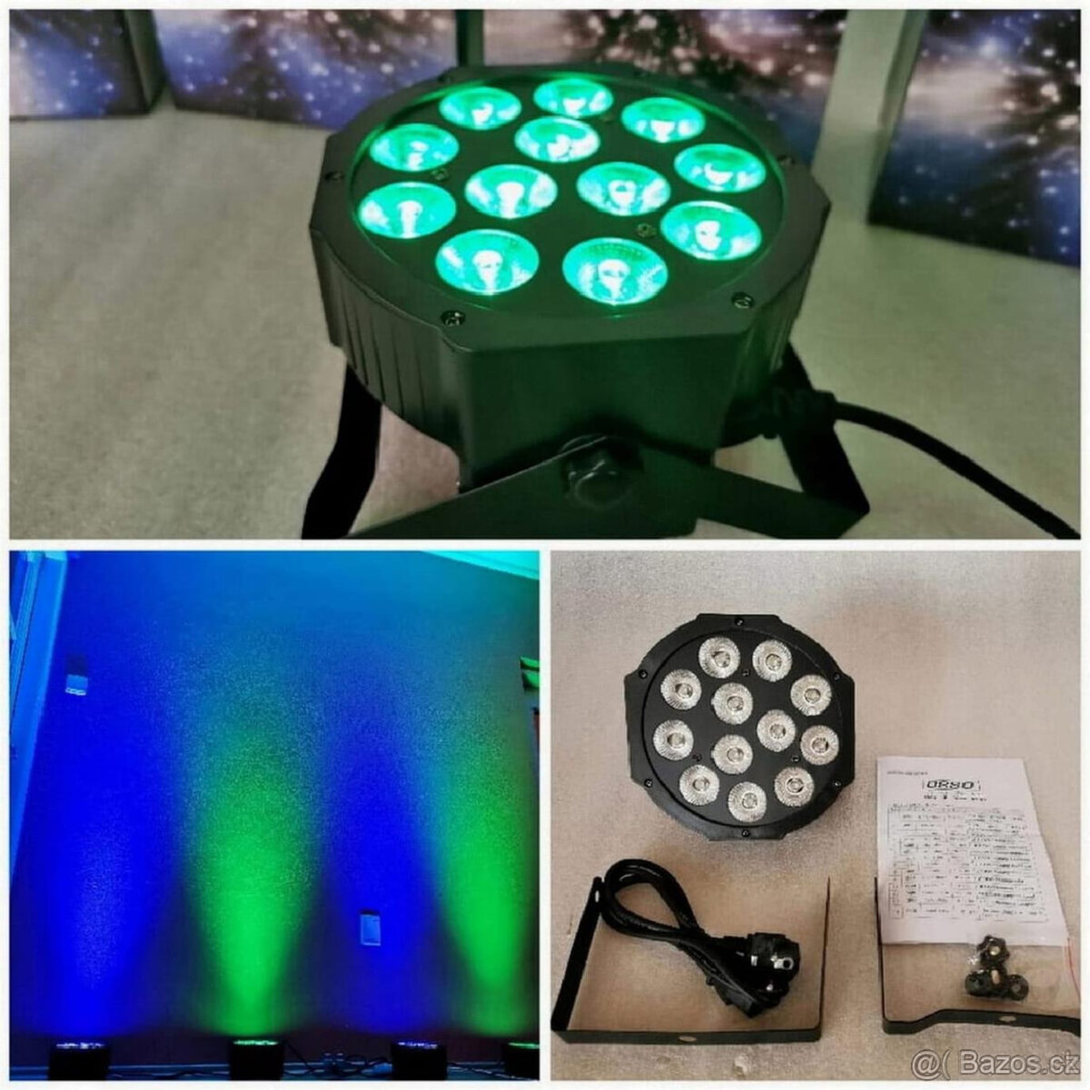 Led par 12x18w RGBWA+UV