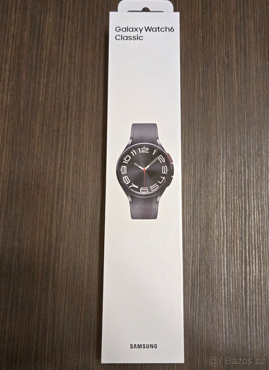 Nové Galaxy Watch6 classic 43mm černé