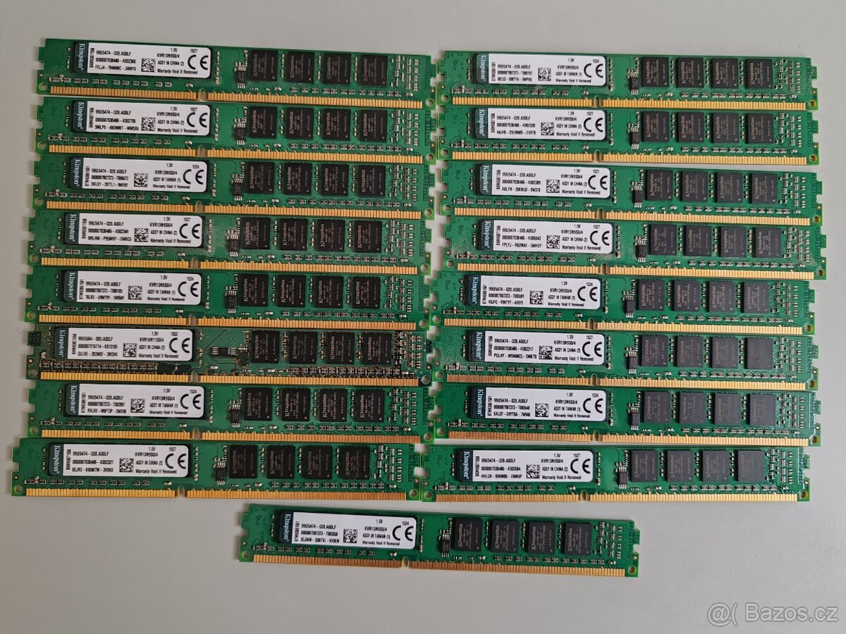 RAM Kingston KVR13N9S8/4 4GB 1333MHz DDR3 (17ks)