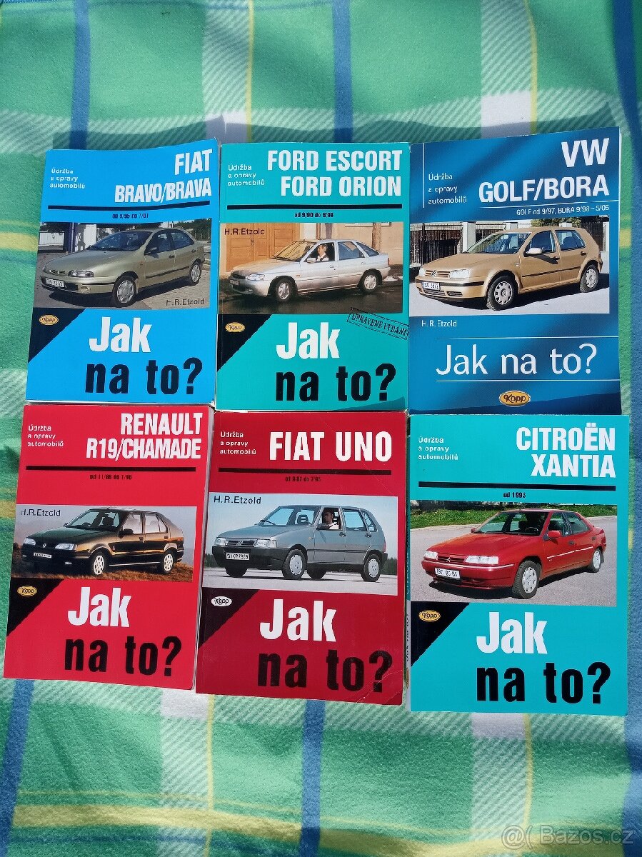 Knihy - auta. Jak na to? Údržba a opravy automobilů