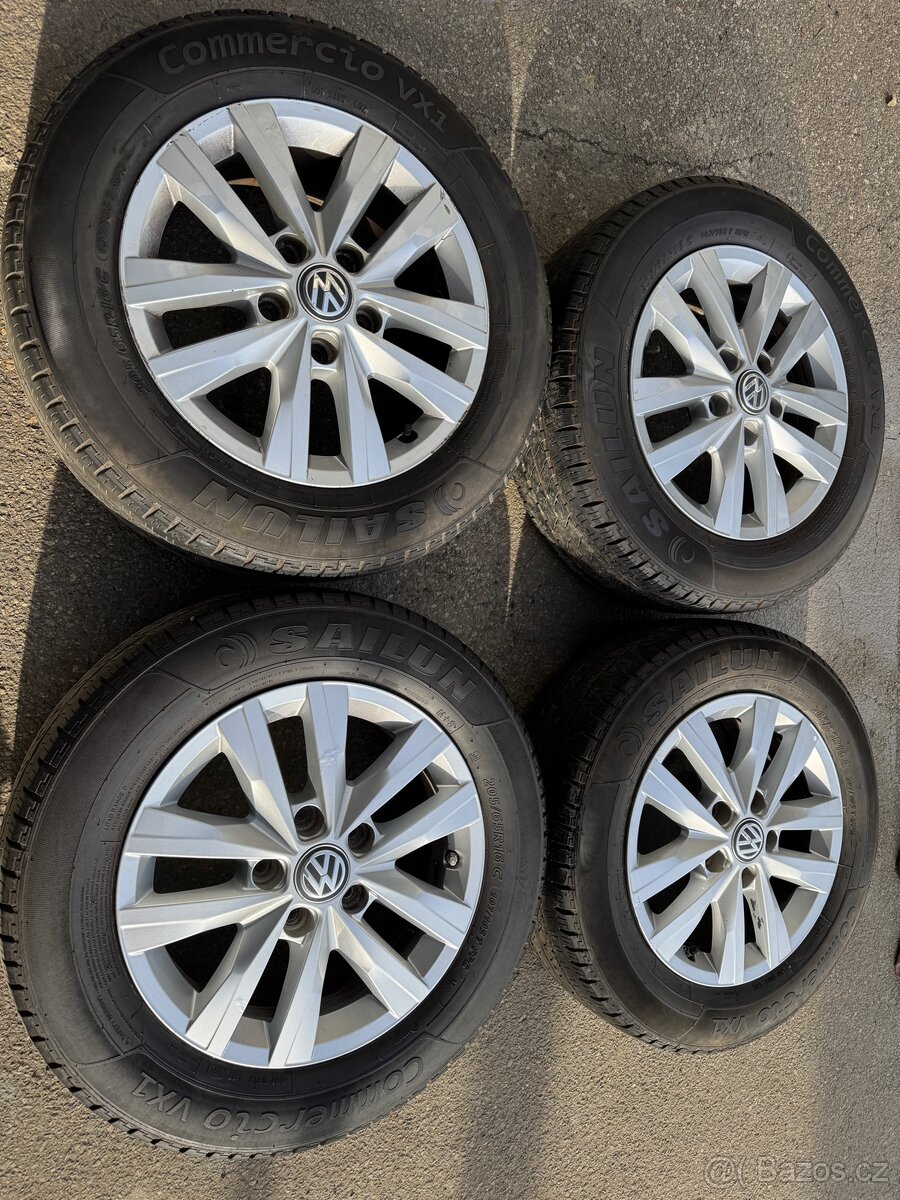 Sada alu kol VW Clayton 205/65 5x120 R16 7E0601025N