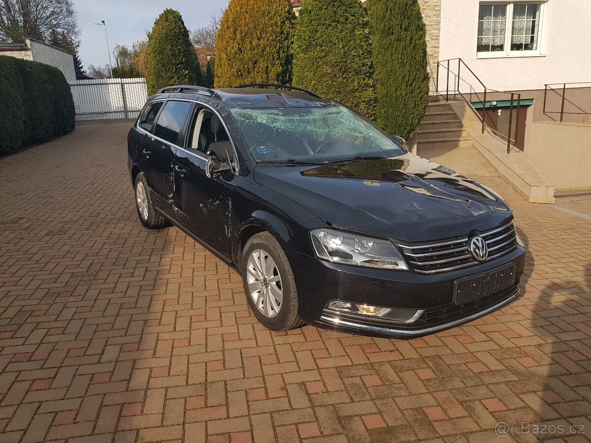 VW Passat Variant B7, 1.6TDI - 2012 karoserie + doklady D př