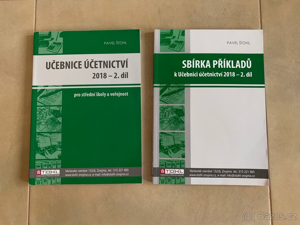 Nová učebnice účetnictví a pracovní sešit 2 díl