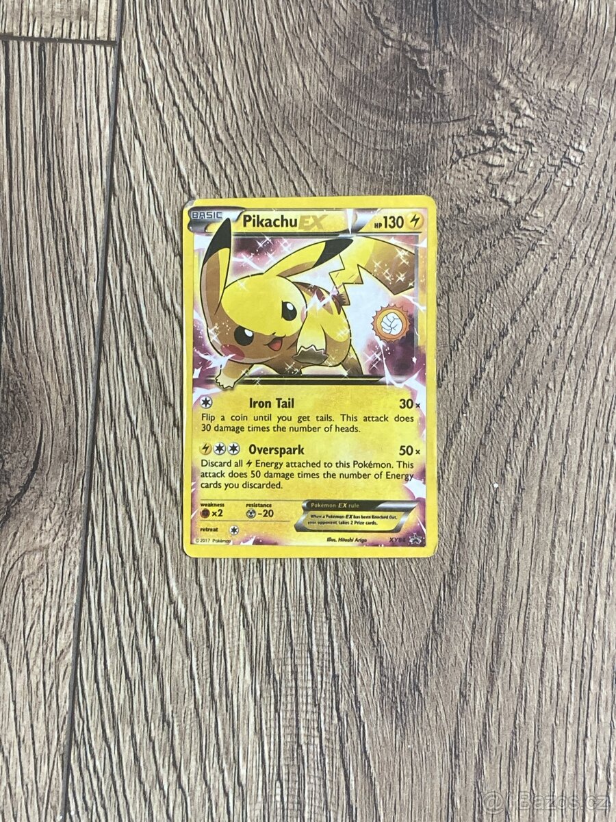 pokemon karta pikachu EX