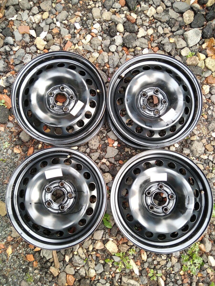 Disky Škoda 5x100 R15 5,5J ET40 střed 57mm