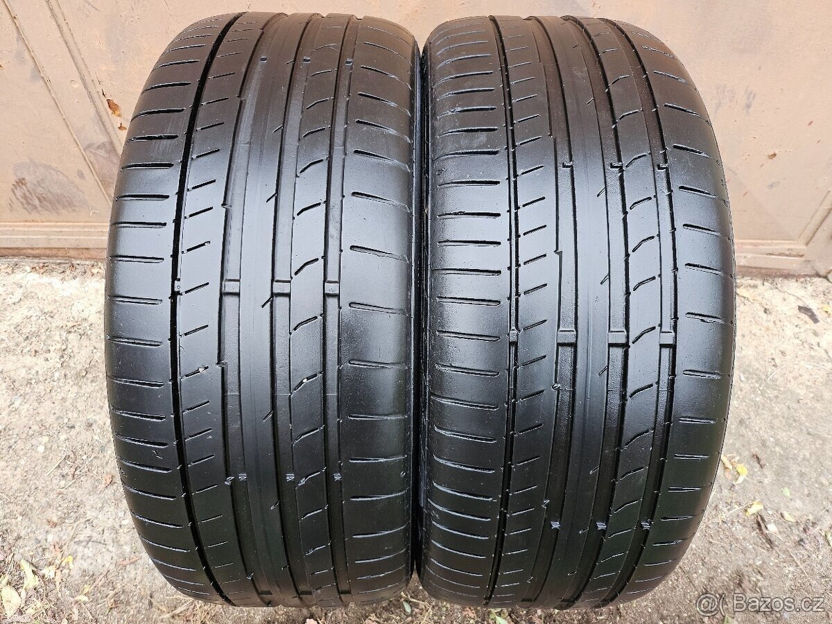 2 Letní pneumatiky Continental SportContact 5 225/40 R18 XL