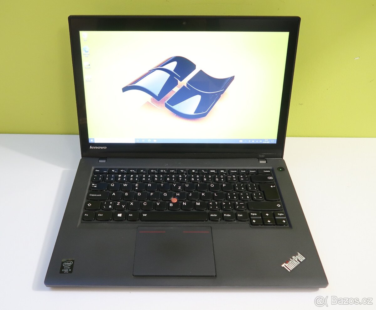 LENOVO T440 /i5-4300U/8GB/SSD480GB/DOTYK IPS/NOVÁ BATERIE