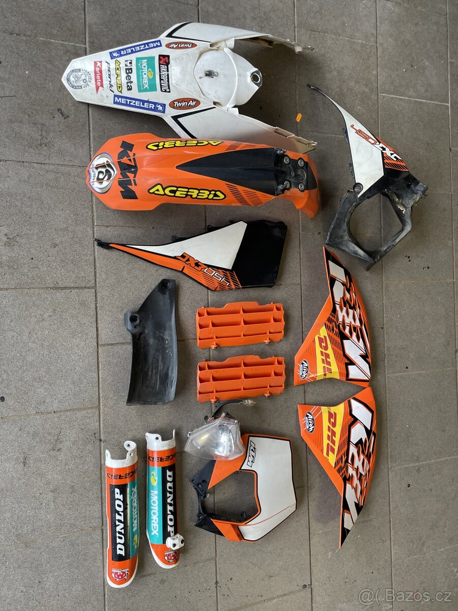 Plasty ktm exc 450 2011