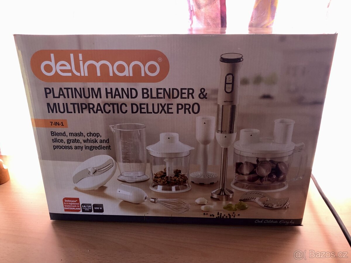 Ponorný tyčový mixer Delimano Platinum Hand Blender 7 in 1