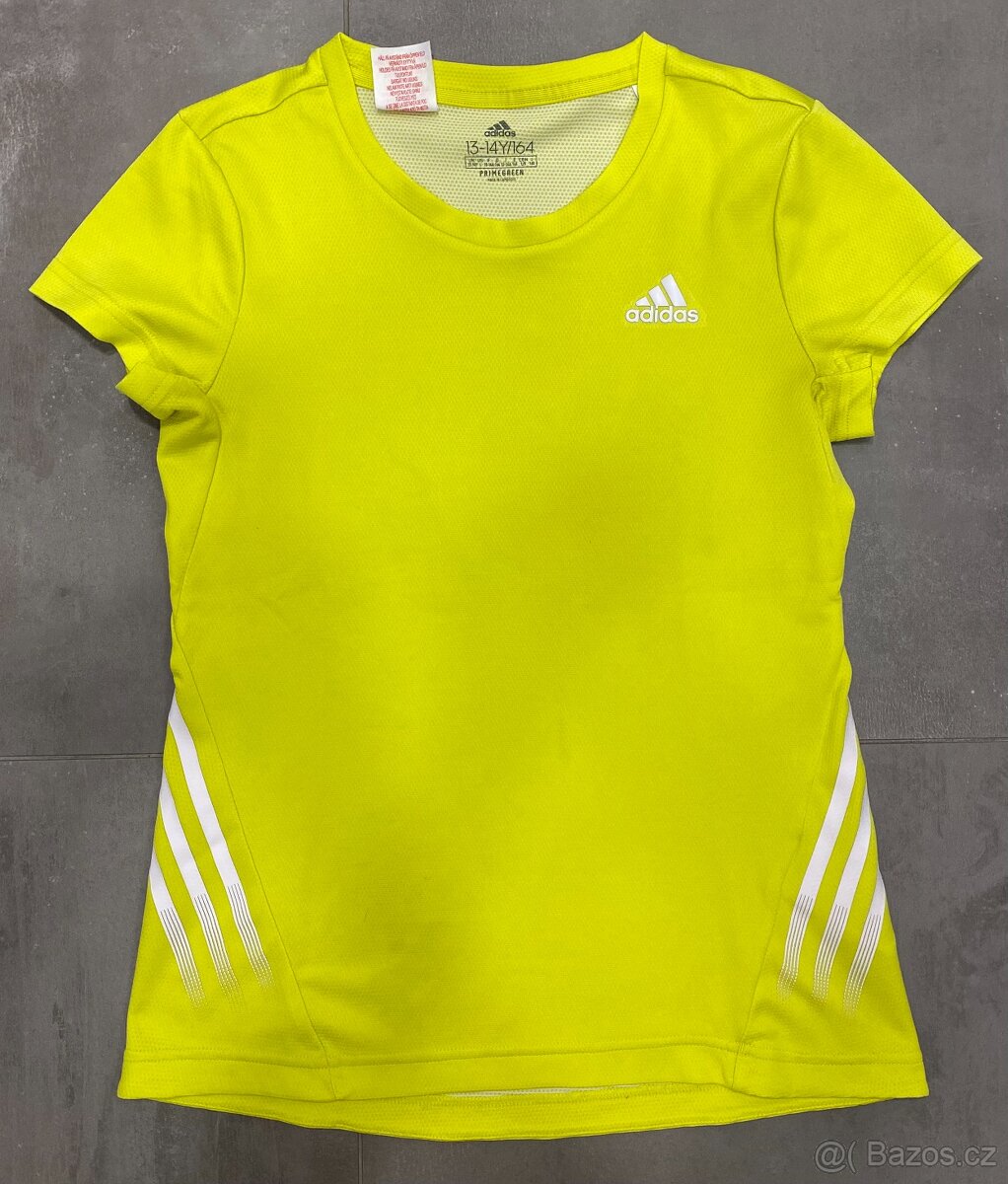 Tričko Adidas Aeroready 3-stripes, vel. 164