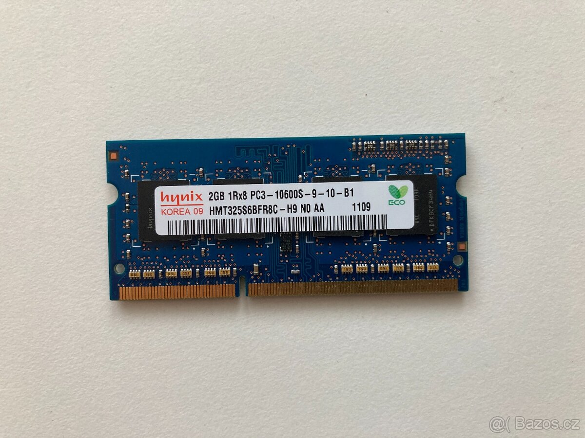 1x 2GB RAM DDR3 1333MHz HYNIX SO-DIMM