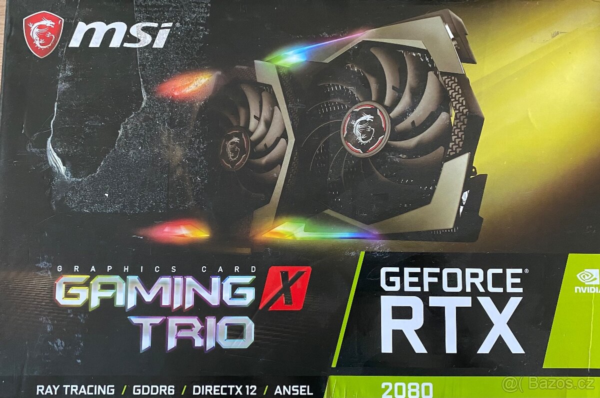 Nvidia rtx 2080 8GB X Trio