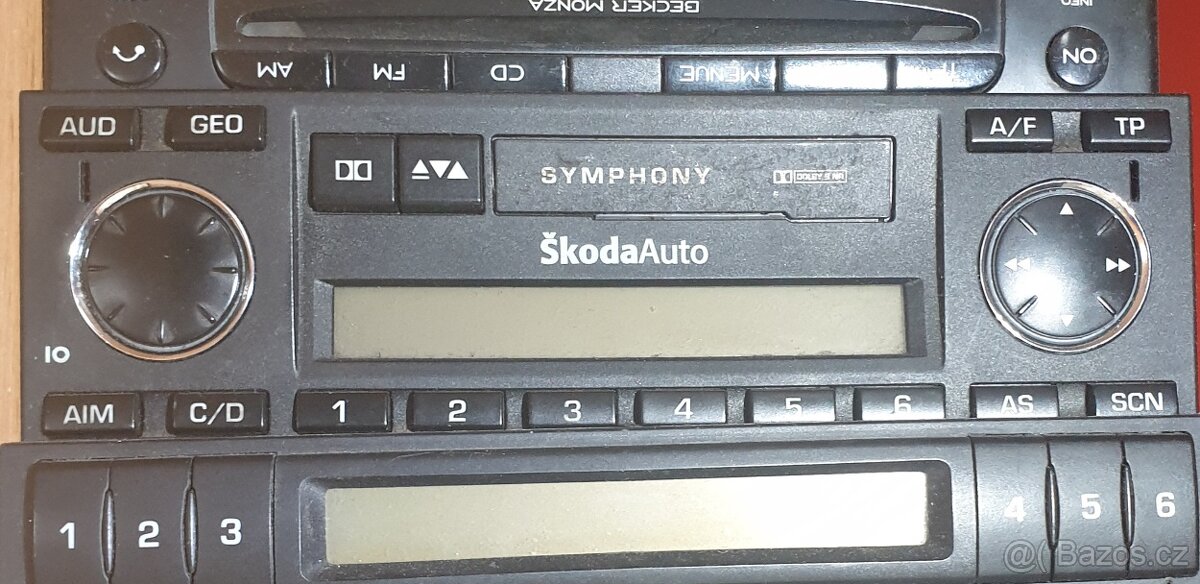 Škoda Octavia autorádio kazeta Symphony 1 gen