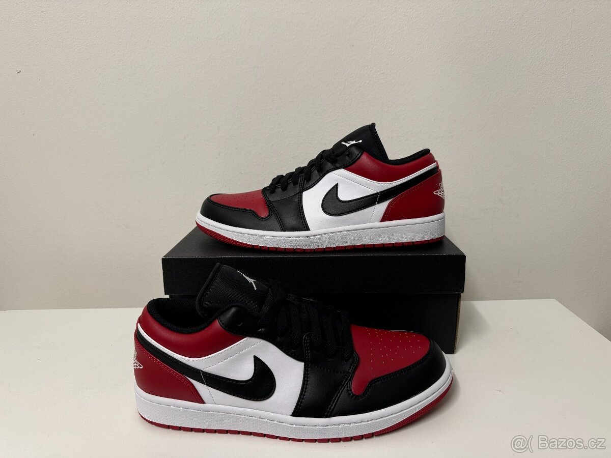 Nike Air Jordan 1 Low Bred Toe vel.43/27,5cm