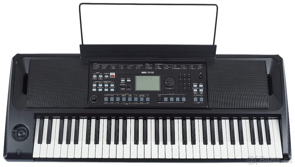 Klávesy KORG EK-50 s dynamikou úhozu, zánovní, záruka