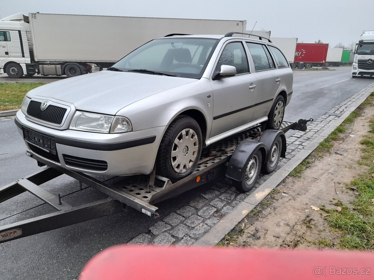 Škoda Octavia combi 1.9tdi  81kw převodovka a motor kus 4200